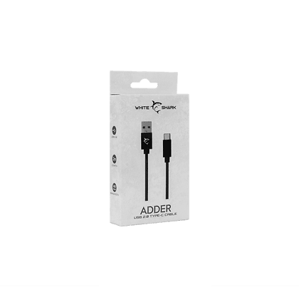 White Shark ADDER CABLE USB->TYPE-C 2.0 M/M 2M - GameStore.mt | Powered by Flutisat White Shark ADDER CABLE USB->TYPE-C 2.0 M/M 2M - GameStore.mt | Powered by Flutisat